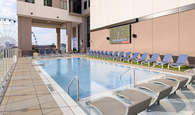 Resort style pool
