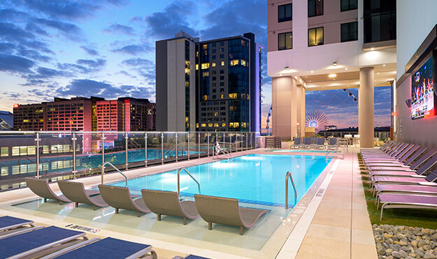Resort style pool