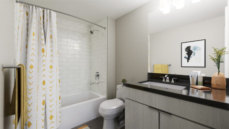 Apartment bathroom