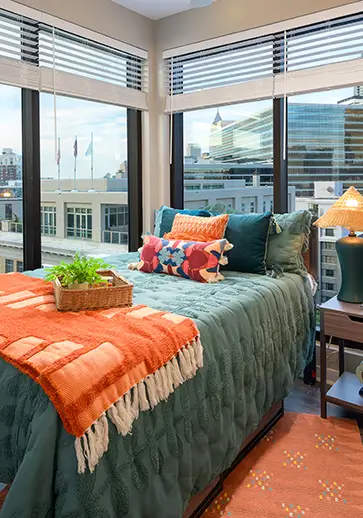 furnished bedroom